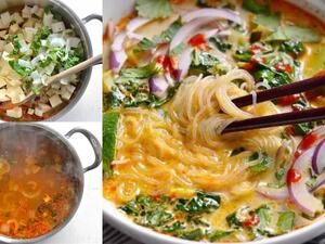 حساء الخضروات التايلاندية