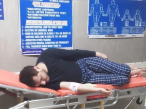 Ahmed Harkan has been on hunger strike since October (Twitter)