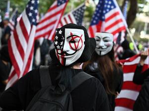 People take part in a march from Chater Garden to the US Consulate in Hong Kong on December 1, 2019. (AFP/ File Photo)