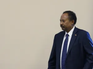Sudanese Prime Minister Abdalla Hamdok meets with the House Foreign Affairs Committee on Capitol Hill in Washington, DC, on December 4, 2019. JIM WATSON / AFP