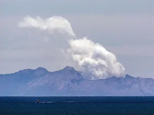 Steam rises from the White Island volcano following the December 9 volcanic eruption, in Whakatane on December 11, 2019.  (AFP/ File Photo)
