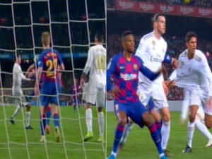 حادثتان أثارتا الجدل في الكلاسيكو