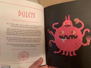 One of the demons in the book can help children by turning their boring dinner into a plate of cookies. (Amazon)