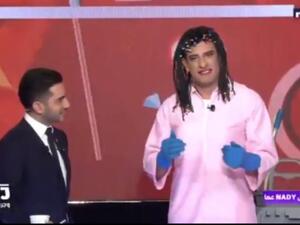 A blackface comedy sketch that aired live on Lebanon's MTV channel on Tuesday has been slammed as "racist" and "inappropriate". (Screenshot)