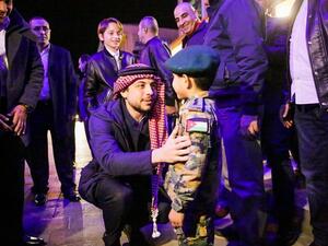 Crown Prince Hussein extended his best wishes to members of the Christian community in Jordan. (Photos courtesy of Royal Court)