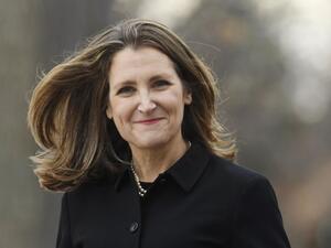 Ex-Canadian Foreign Minister Chrystia Freeland (Twitter)