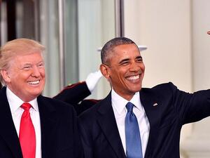 Barack Obama and Donald Trump (Twitter)