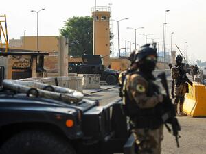 US embassy in the capital Baghdad (AFP)
