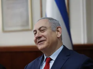 Israel's Prime Minister Benjamin Netanyahu attends the weekly cabinet meeting in Jerusalem on January 5, 2020. RONEN ZVULUN / POOL / AFP