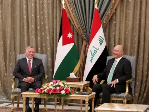 King Abdullah of Jordan visited Iraq last year to activate security agreements between the two countries. (AFP)