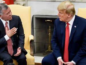 The Jordan monarch stated he would reject the deal if it impinges on the kingdom's interests. (AFP/ File)