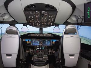 Etihad Aviation Training has 11 full motion training simulators, including five for Boeing 777 and 787 training