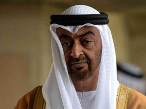 Crown Prince of Abu Dhabi General Sheikh Mohammed Bin Zayed in January 2017 (AFP)
