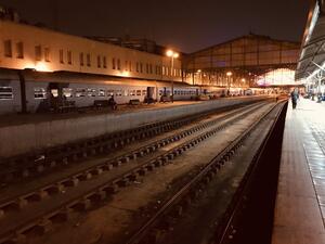 An Egyptian father dubbed a “super dad” saved his daughter from almost certain death after she stepped into the path of a speeding train. (Twitter)