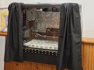 The box was installed at the Seymour Fire Station after the city of Columbus turned down the offer. (Twitter)