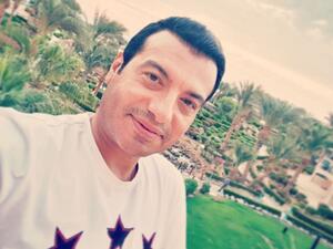 Ehab Tawfik's father had died after a fire that broke out in his home (source: @ehabtawfiksinger Instagram)