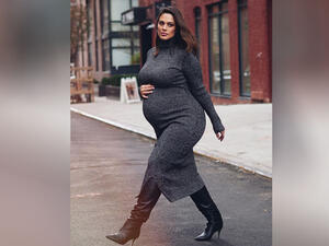 Ashley compared her pregnancy to a daily 'sci-film.'