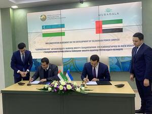 Mubadala and the Ministry of Investment and Foreign Trade, and JSC Thermal Power Plants Sign an Implementation Agreement for the Talimarjan Power Complex in the Republic of Uzbekistan