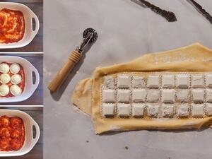 لازانيا الرافيولي الشهية