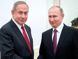 الرئيس الروسي فلاديمير بوتين ورئيس الوزراء الإسرائيلي بنيامين نتنياهو