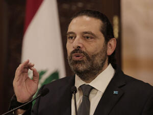 سعد الحريري رئيس حكومة تصريف الأعمال في لبنان