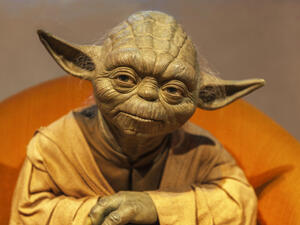 Master Yoda wax figure in Madame Tussaud's museum (Shutterstock)	