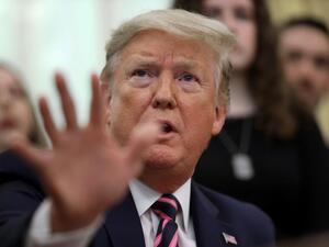 الرئيس الامريكي دونالد ترامب