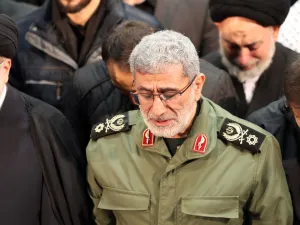 Brigadier General Esmail Qaani, head of elite Quds Force of Iran's Islamic Revolution Guards Corps (IRGC). (AFP/ File Photo)
