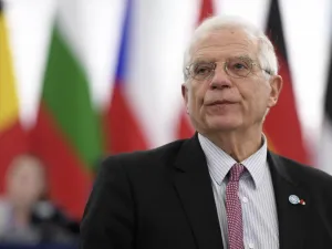  In this file photo taken on January 14, 2020, European Union High Representative for Foreign Affairs and Security Policy Josep Borrell speaks during a debate at the European Parliament in Strasbourg, eastern France. Top EU diplomat Josep Borrell is expected in Tehran on February 3, Iran's foreign ministry announced a day ahead of the visit, amid new tensions over the Iranian nuclear issue. His visit comes amid heightened tensions between Iran and the West over the Islamic republic's nuclear programme. FRED
