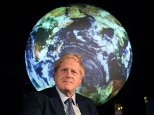 In this file photo taken on February 04, 2020, Britain's Prime Minister Boris Johnson reacts during an event to launch the United Nations' Climate Change conference, COP26, in central London. AFP