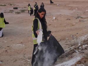 Student Lama Jamjoom used Instagram to introduce her ideas about cleaning up her city and started Cleanup Jeddah as a graduation project. (AN Photo/Huda Bashatah)