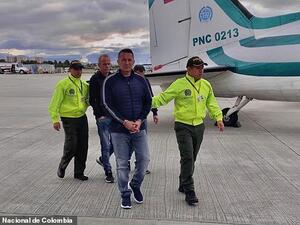 Carlos Alberto Salazar (front center) reportedly hired chemical engineering students in Colombia to produce heroin which was not detected by the Colombian police. (Daily Mail)