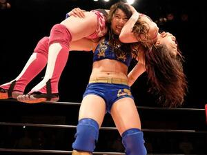 Women wrestlers Japan (Twitter)
