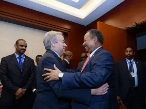The Secretary-General met with H.E. Mr.Abdalla Hamdok, Prime Minister of the Republic of Sudan (Twitter)
