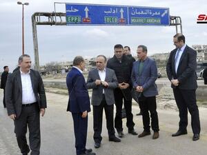  الفريق الحكومي السوري يزور محافظتي إدلب وحلب