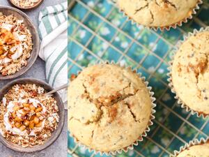 فطائر التفاح بالكينوا