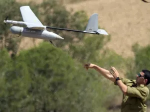 Israel said an attempt to shoot down one of its drones had failed (AFP)