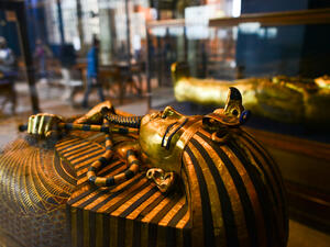 Tutankhamen's Coffin in Egyptian Museum in Cairo. (Shuttersotck)