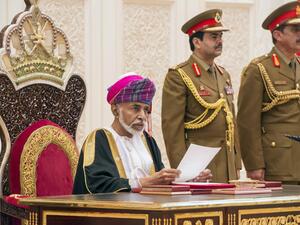 The period of mourning saw events cancelled and all Omani flags being lowered to half-mast. (AFP)