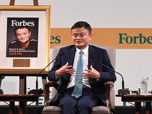 In this file photo taken on October 15, 2019 Jack Ma, co-founder and former executive chair of Alibaba Group, speaks during the Forbes Global CEO Conference in Singapore. The global slump in equities because of the coronavirus has lost India's Mukesh Ambani his crown as Asia's richest person to Jack Ma of China, according to the Bloomberg Billionaires Index. All told, the world's 500 richest people lost $238.5 billion on March 9, 2020, according to Bloomberg, the biggest daily plunge since the index began 