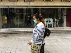 The health ministry announced the closure of shopping centres, bars and cafes, most restaurants and a string of other facilities for four weeks, starting today. Iakovos Hatzistavrou / AFP
