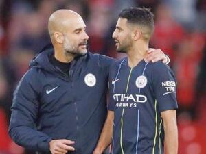 صورة أرشيفية لمحرز وغوارديولا