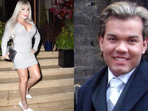 The Celebrity Big Brother star teamed her thigh-skimming dress