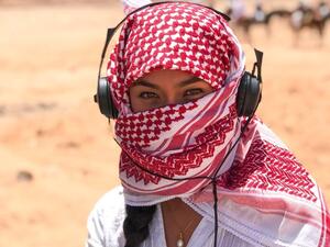 "national committees and medical cadres “have affirmed that the keffiyeh is as effective as a medical face mask in protecting against coronavirus”. Twitter