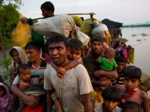 Rohingya refugees (Twitter)