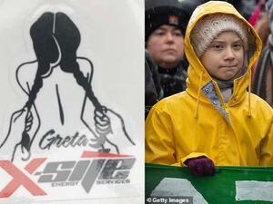 Gret slammed the image as 'desperate'. (Getty Images/ Twitter)