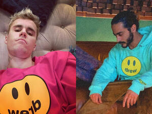 Justin Bieber and Nasser Abbas