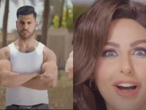'Oh Wow.. His Boxers'! Mais Hamdan Sparks Outrage for Underpants Ad.. Video
