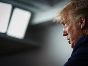 US President Donald Trump speaks during the daily briefing on the novel coronavirus, COVID-19, in the Brady Briefing Room at the White House on April 1, 2020, in Washington, DC. MANDEL NGAN / AFP