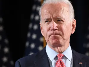 n this file photo taken on March 12, 2020 former US Vice President and Democratic presidential hopeful Joe Biden speaks about COVID-19, known as the Coronavirus, during a press event in Wilmington, Delaware. Barack Obama celebrated the kickoff of his "historic" White House challenge before thousands of ecstatic supporters. Hillary Clinton also marked her "milestone," as the first woman nominee of a major US party, to thunderous applause. And what of Joe Biden? The resurgent Democrat has been denied the clim